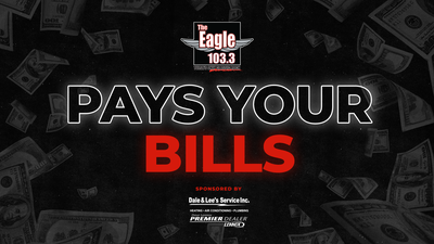 103.3 The Eagle’s Pays Your Bills Contest is here and you could win $1,000!