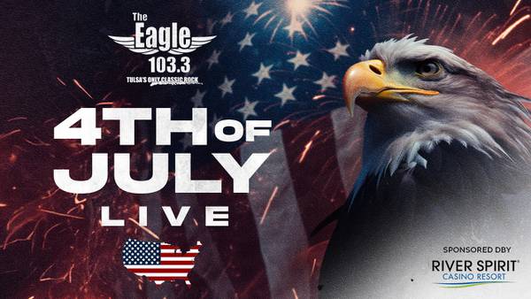 Tune in to 103.3 The Eagle's 4th of July Live