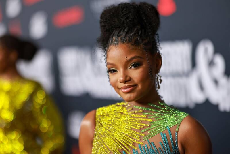LOS ANGELES, CALIFORNIA - FEBRUARY 03: Halle Bailey attends MusiCares Persons of the Year Honoring Berry Gordy and Smokey Robinson at Los Angeles Convention Center on February 03, 2023 in Los Angeles, California. (Photo by Matt Winkelmeyer/Getty Images for The Recording Academy)