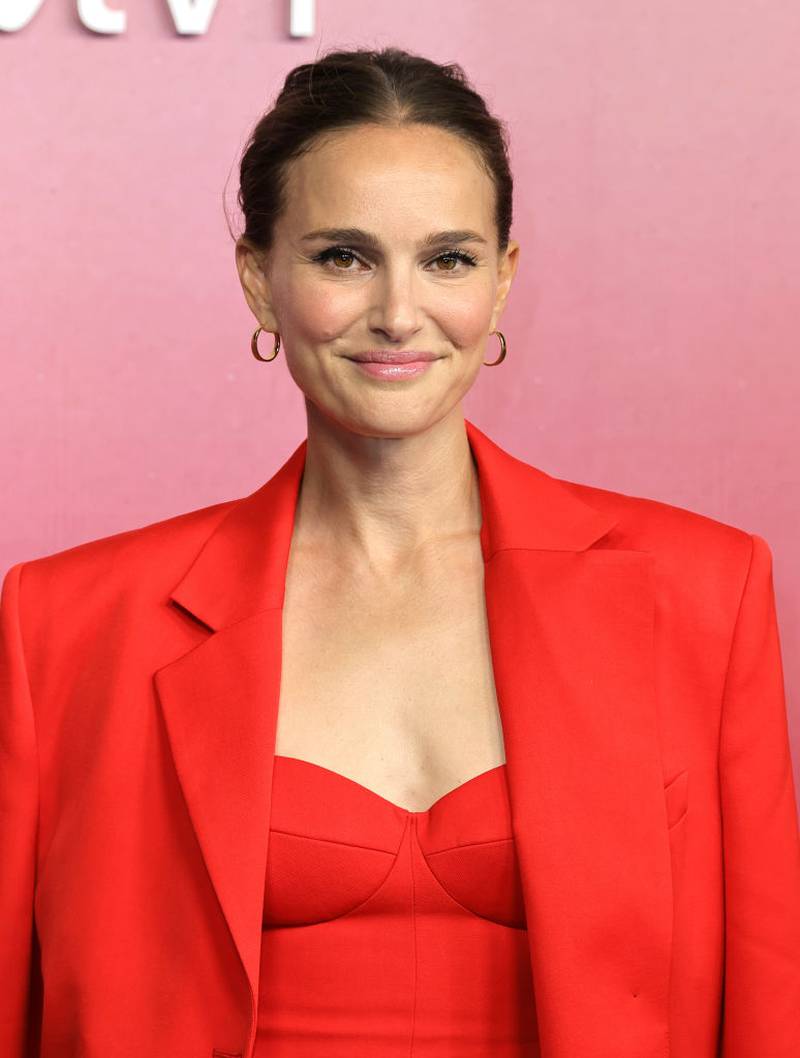LOS ANGELES, CALIFORNIA - MARCH 16: Natalie Portman attends the red carpet event for the global premiere of Apple's "Pachinko" at Academy Museum of Motion Pictures on March 16, 2022 in Los Angeles, California. (Photo by Kevin Winter/Getty Images)