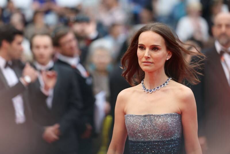 CANNES, FRANCE - MAY 19: Natalie Portman attends the "The Zone Of Interest" red carpet during the 76th annual Cannes film festival at Palais des Festivals on May 19, 2023 in Cannes, France. (Photo by Mike Coppola/Getty Images)
