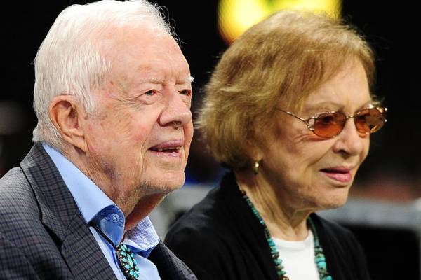 Former President Jimmy Carter makes appearance at festival ahead with Rosalynn Carter