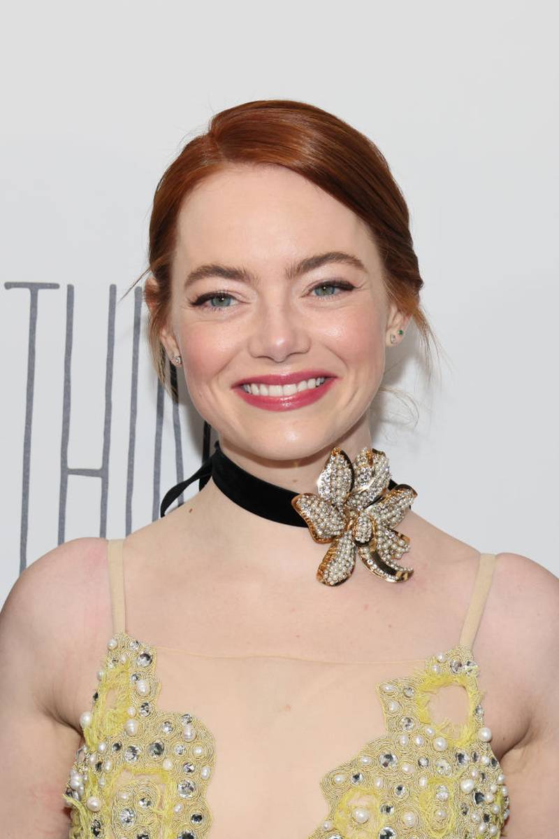 NEW YORK, NEW YORK - DECEMBER 06: Emma Stone attends the "Poor Things" premiere at DGA Theater on December 06, 2023 in New York City. (Photo by Dia Dipasupil/Getty Images)