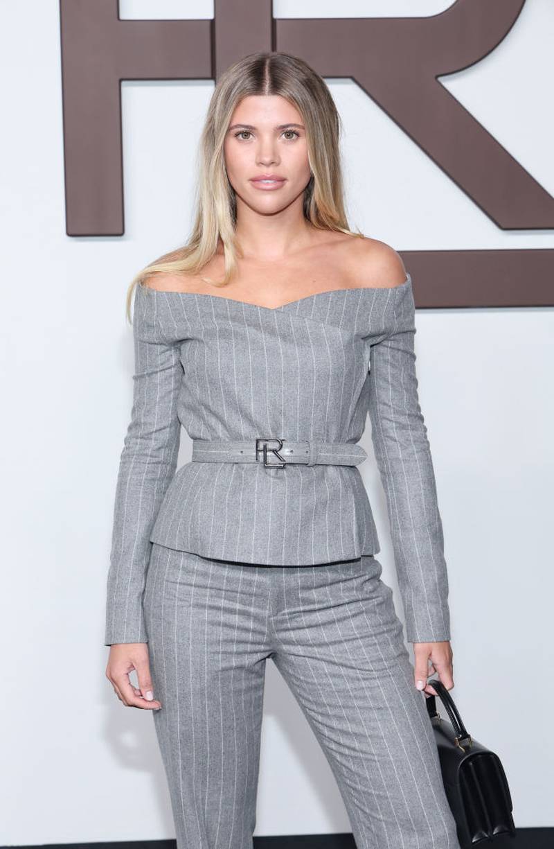 NEW YORK, NEW YORK - SEPTEMBER 08: Sofia Richie attends the Ralph Lauren fashion show during New York Fashion Week on September 08, 2023 in New York City. (Photo by Paul Morigi/Getty Images)