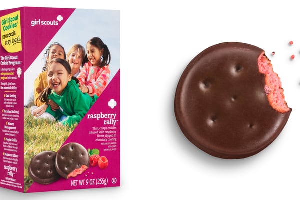 Girl Scouts announces new Raspberry Rally cookie for 2023; to be sold exclusively online