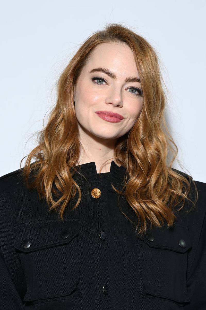 PARIS, FRANCE - MARCH 07: Emma Stone attends the Louis Vuitton Womenswear Fall/Winter 2022/2023 show as part of Paris Fashion Week on March 07, 2022 in Paris, France. (Photo by Pascal Le Segretain/Getty Images For Louis Vuitton)