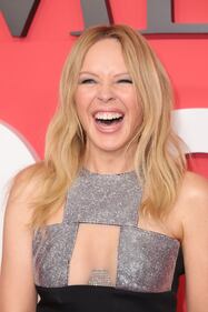 NEW YORK, NEW YORK - APRIL 25: Kylie Minogue attends the 2024 Time100 Gala at Jazz at Lincoln Center on April 25, 2024 in New York City.  (Photo by Michael Loccisano/Getty Images)