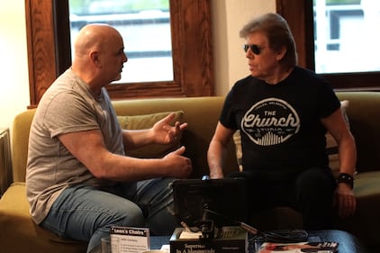 Check out your photos with George Thorogood before he rocked the stage at The Church Studio on 5/4/22