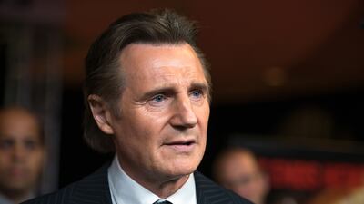 NEW YORK, NY - JANUARY 07: Actor Liam Neeson attends the "Taken 3" Fan Event Screening at the AMC Empire 25 theater on January 7, 2015 in New York City. (Photo by Mike Pont/FilmMagic)