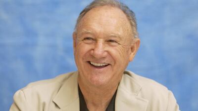 (NO US SALES FOR 90 DAYS, NO TABLOIDS) Gene Hackman during "Runaway Jury" Press Conference with Dustin Hoffman, Gene Hackman, John Cusack and Rachel Weisz at the Wyndham Hotel in New Orleans, LA. (Photo by Vera Anderson/WireImage)